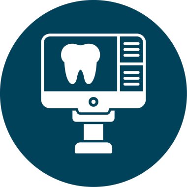 Diş Bakımı simge vektör çizim