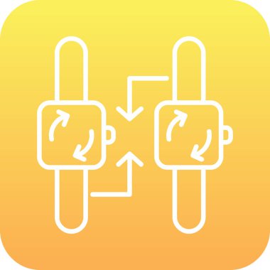 Modern eğitim ikonunun vektör illüstrasyonu