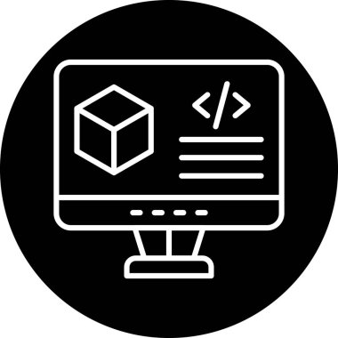 Modern simgenin vektör illüstrasyonu