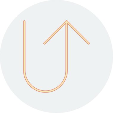 Ok. Web simgesi basit illüstrasyon