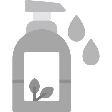 Sprey şişe simgesi modaya uygun izole edilmiş arkaplan