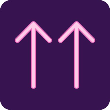 Ok simgesi, vektör illüstrasyonu. düz tasarım biçimi