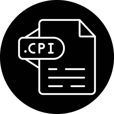 dosya biçimi simgesi, vektör illüstrasyonu