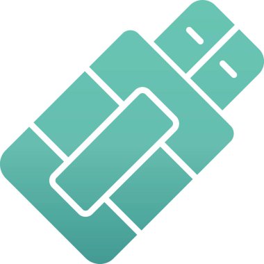 Basit vektör simgesi, cep telefonu illüstrasyonu