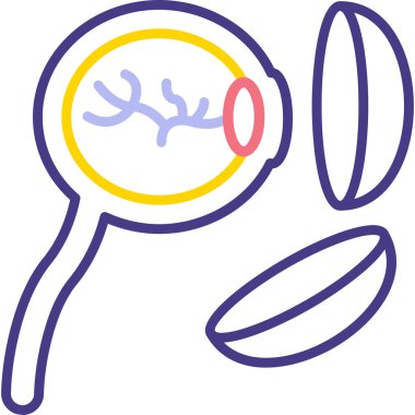 Beyin simgesinin vektör illüstrasyonu