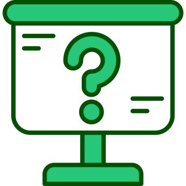 Soru işareti vektör illüstrasyonu