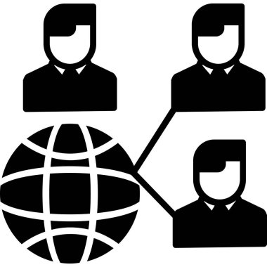 genel ağ vektör illüstrasyonu