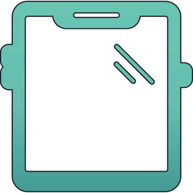 tablet simgesi. özet çizimi