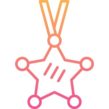 Yıldız. Web simgesi basit illüstrasyon