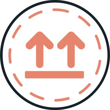 Ok. Web simgesi basit illüstrasyon