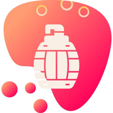 Basit vektör illüstrasyon gazı