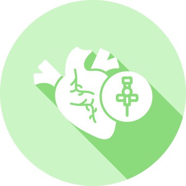 İnsan organı simgesi vektör çizimi