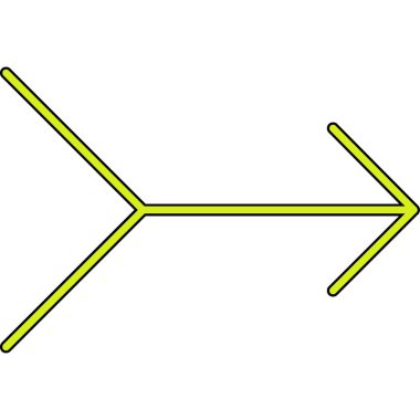 Ok. Web simgesi basit illüstrasyon