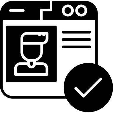 Pano simgesi, vektör illüstrasyonu