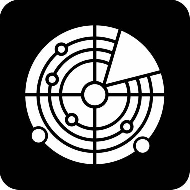 Hedef. Web simgesi basit illüstrasyon