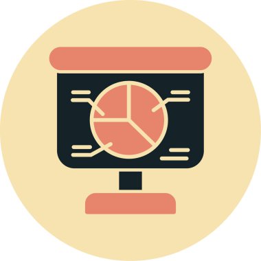 seo modern simgesinin vektör illüstrasyonu