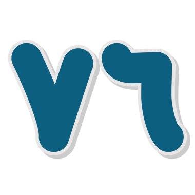 Bir kağıttan alfabe harfleri