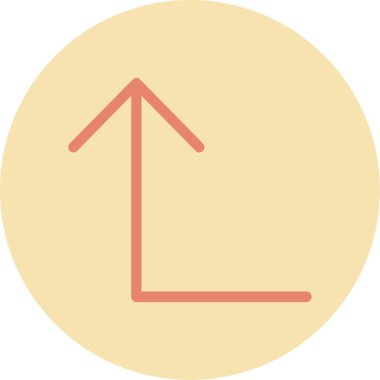 Ok. Web simgesi basit illüstrasyon