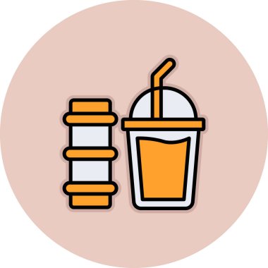 kahve simgesi, vektör illüstrasyonu