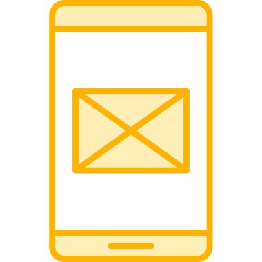 mobil e- posta iletisi simgesi - taslak biçimi