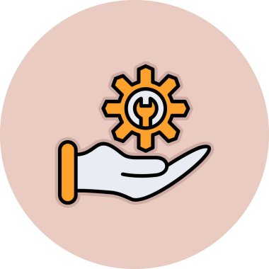 Ayarlama. Web simgesi basit illüstrasyon