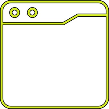 Metnin için boş bir işaret karikatürü.