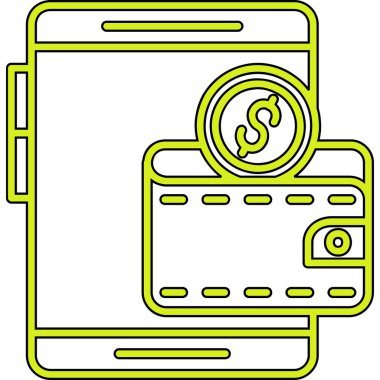 Para için. Web simgesi basit tasarım