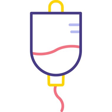 Modern tıbbi simgenin vektör illüstrasyonu