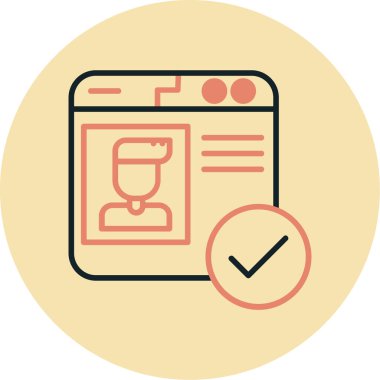 Belgenin vektör illüstrasyonu