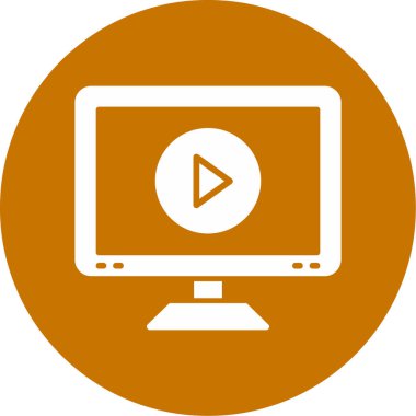 vektör lcd simgesi illüstrasyonu