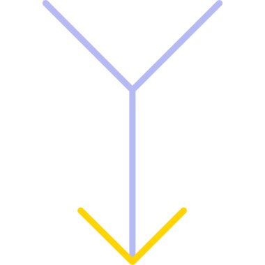 Bir ağaç simgesinin vektör illüstrasyonu