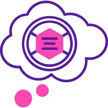 bulut hesaplama vektörü simgesi