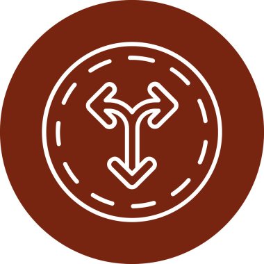 Ok. Web simgesi basit illüstrasyon