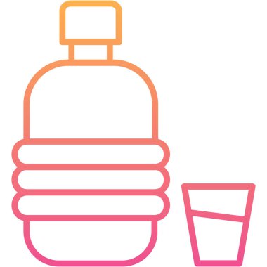 İç bakalım. Web simgesi basit illüstrasyon