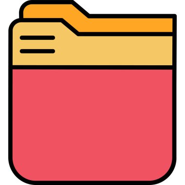 Belge simgesinin vektör illüstrasyonu