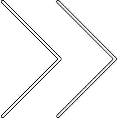 ok simgesi, vektör illüstrasyonu