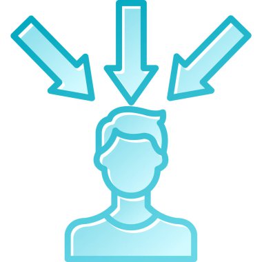 ok ve ok vektör tasarımlı kullanıcı arayüzü