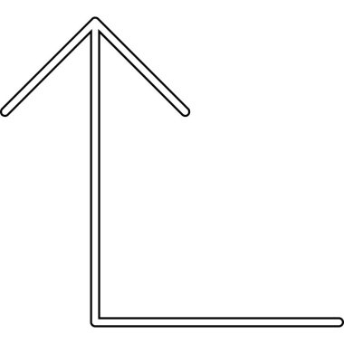 isolated arrow icon vector design