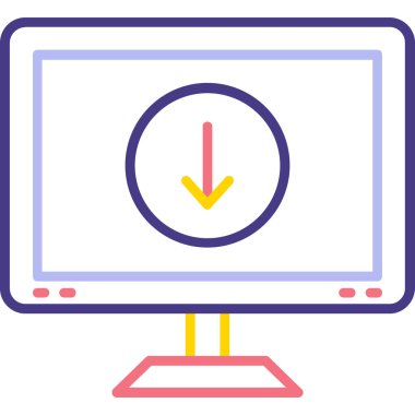 Web renk simgesi, vektör illüstrasyonu