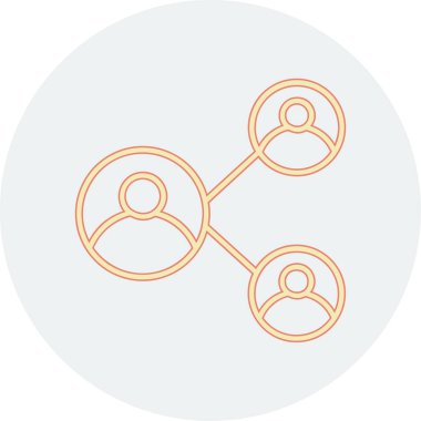 Modern simgenin vektör illüstrasyonu