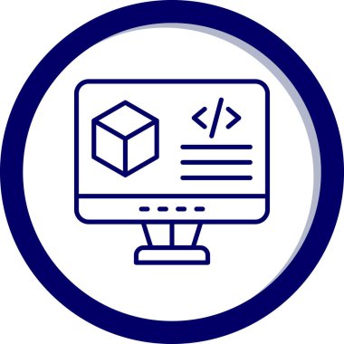 seo modern simgesinin vektör illüstrasyonu