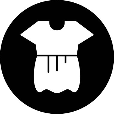 giysi moda simgesi katı stil