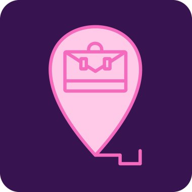 Harita pin konumu simgesi - taslak biçimi