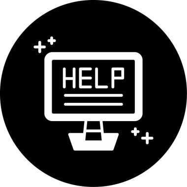 yardım simgesi çizimi