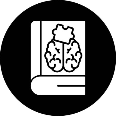 Beyin. Web simgesi basit illüstrasyon