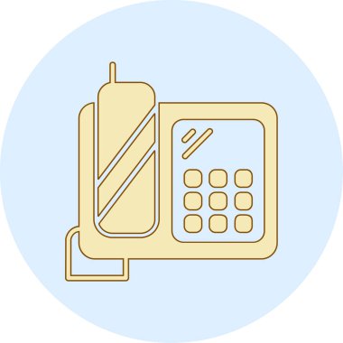 Telefonun vektör simgesi