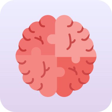 İnsan beyin vektör simgesi