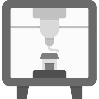 Kahve makinesi simgesi, basit stil