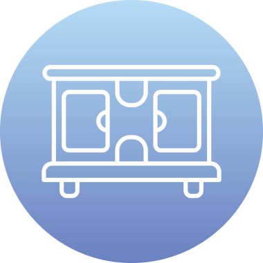 tren simgesi vektör illüstrasyonu