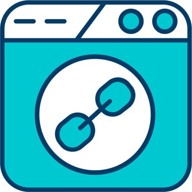 Çamaşır. Web simgesi basit tasarım